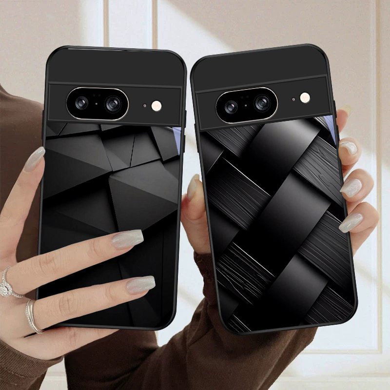 Google Pixel 9 - Dark geometric texture For Google Pixel