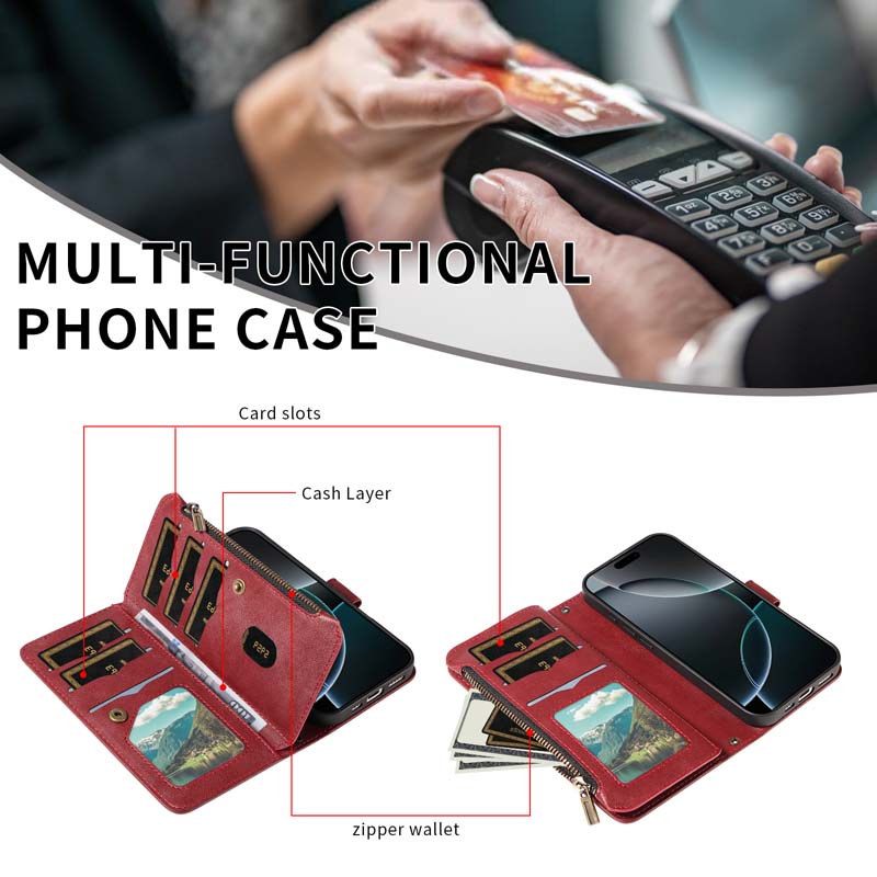 Magnetic Flip Leather Zipper 9 - огляд і ціна Huawei Pura 70