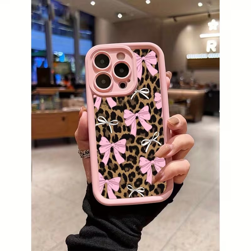 Leopard Print Bow Phone Case F - огляд і ціна Apple Iphone 15 Pro Max